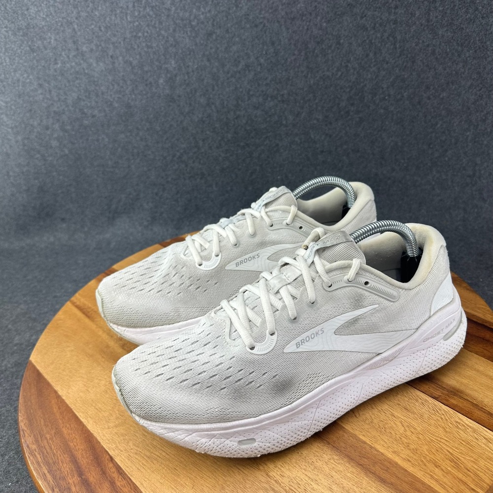 Brooks Ghost Max Womens Running Shoes White Oyster 1203951B124 Size 11 Medium B - Picture 6 of 13